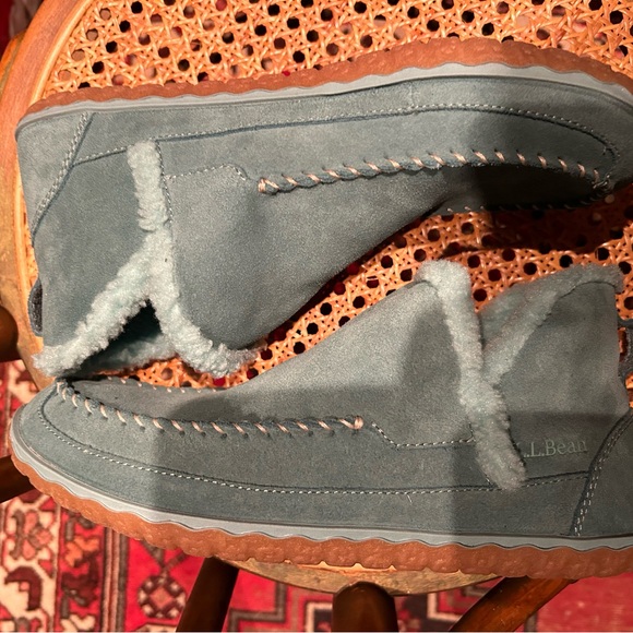 LL BEAN Women’s wicked good slipper boot moc - Picture 5 of 7